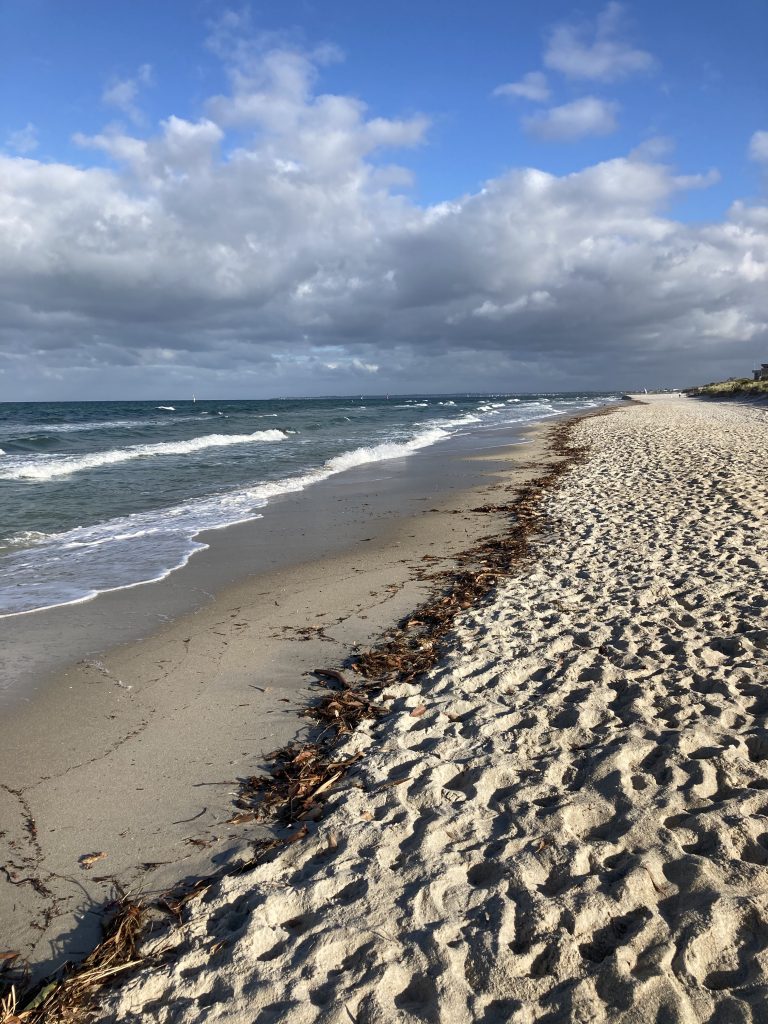 Deserted beach. Just the way we like it!